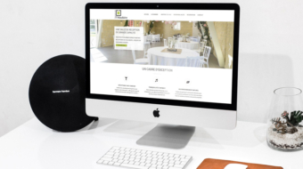 Création de site internet pour lieu de séminaire, Domaine de l'Abadaire - La Gripperie-Saint-Symphorien, Charente-Maritime (17)