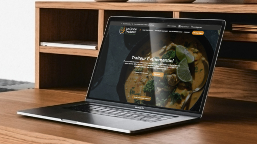 Création de site internet pour restaurant, Le Globe Traiteur - La Rochelle (17)