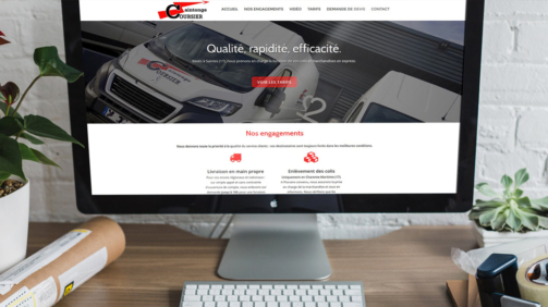 Création d'un site internet pour entreprise de transport - Saintes, Charente-Maritime (17)
