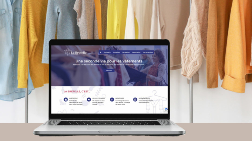 Site internet vitrine pour fripperie, vente de vêtements d'occasion - Saintes, Charente-Maritime (17)