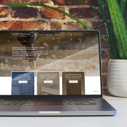 Site internet pour sous-traitant industrie